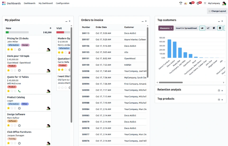 Odoo Dashboard Experts